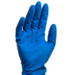 High Risk Latex Gloves Powder Free Cobalt Blue, Large, 300mm Cuff, 18.5g 50 Gloves Box